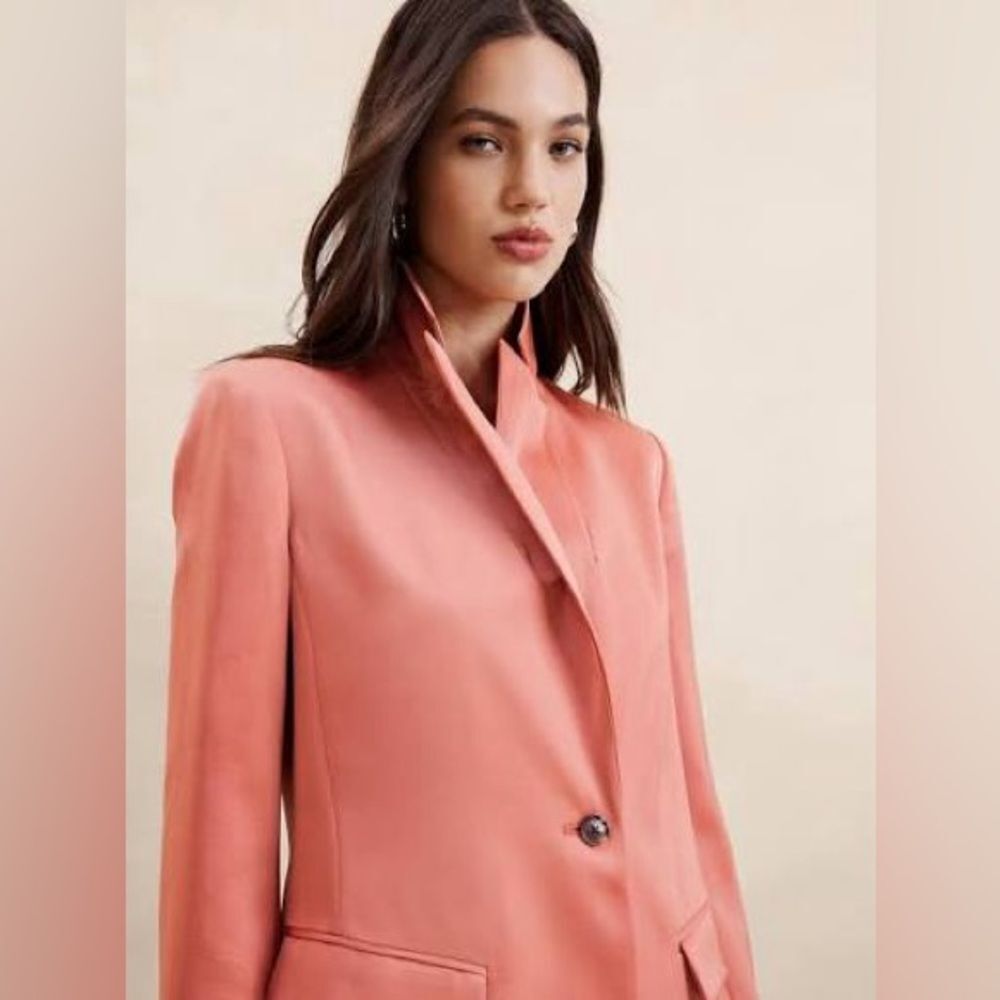 Banana Republic Factory Blazer – Pink Amaretti – Size 14 (NWT)